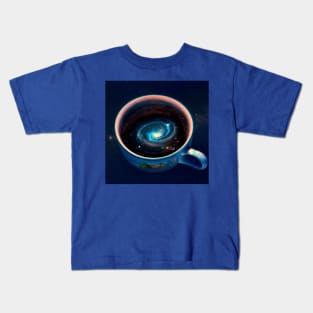 Cosmic Coffee Cup Kids T-Shirt